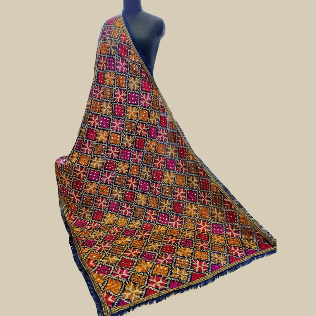 Blue Phulkari