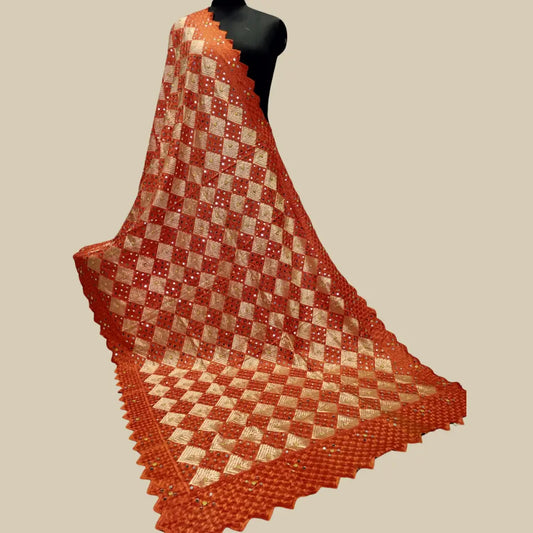 Orange Phulkari